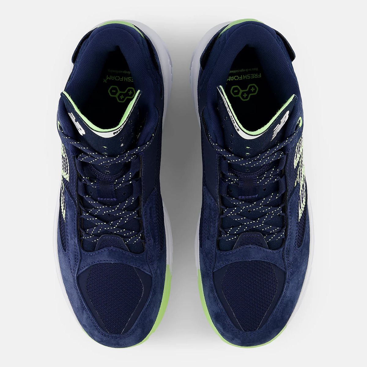 New Balance Fresh Foam Bb V2 Navy Green 3