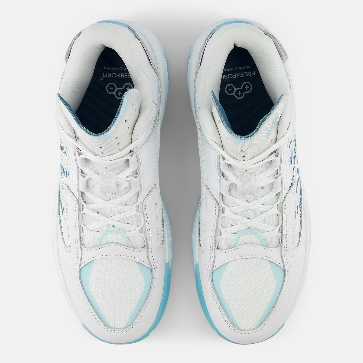 New Balance Fresh Foam Bb V2 White Ice Blue 3