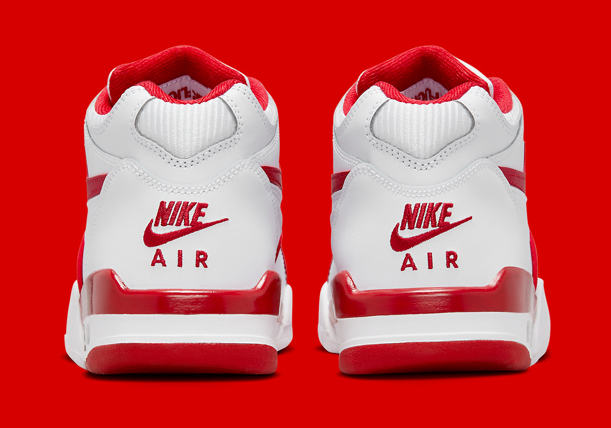 Nike Air Flight 89 Gs White Red Hf0406 101 3