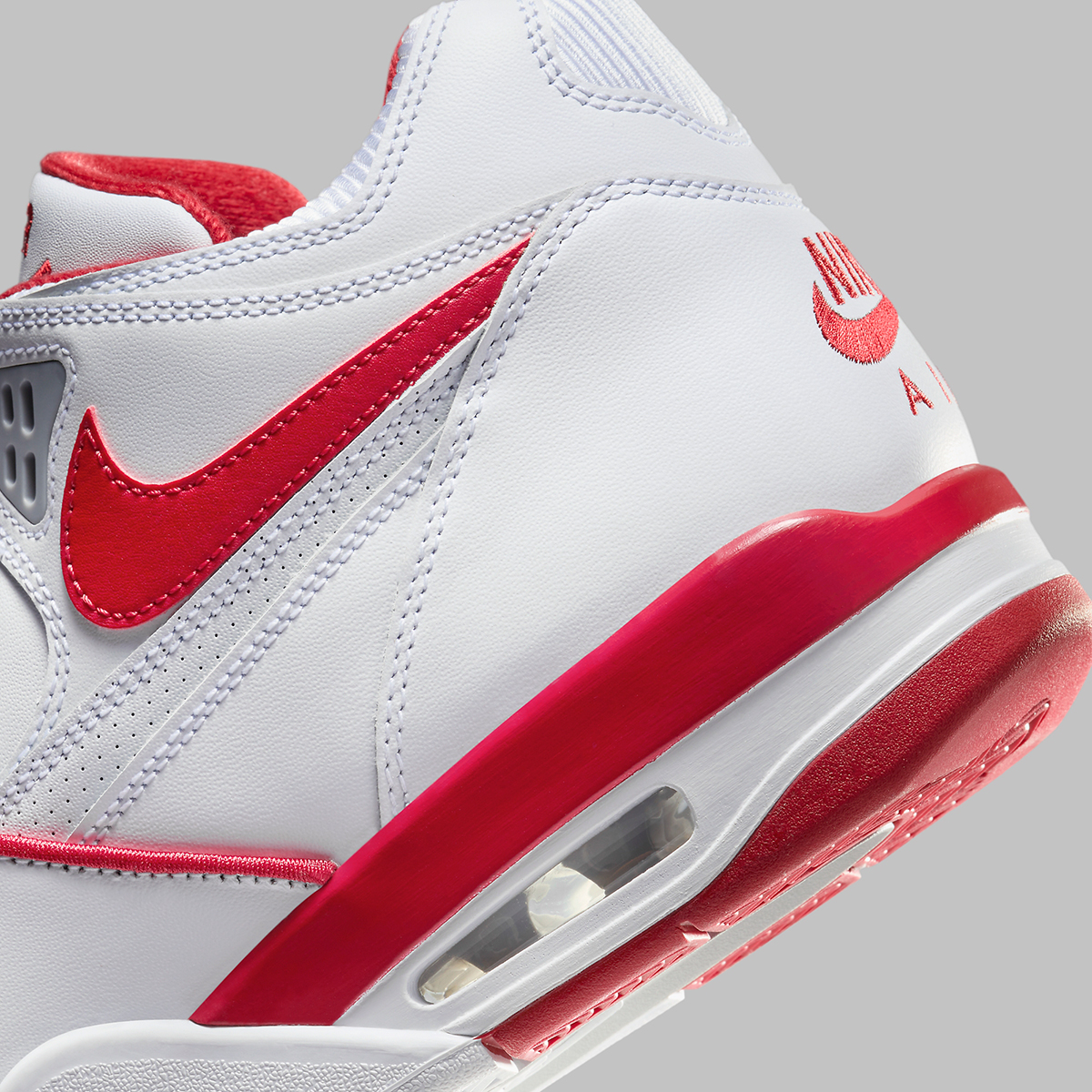 Nike Air Flight 89 White Red Grey Hm3467 100 3