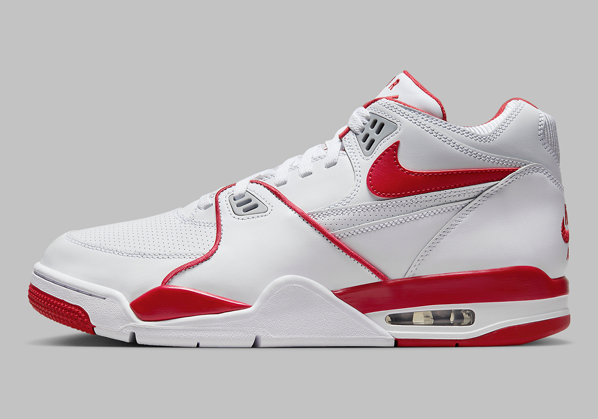 Nike Air Flight 89 White Red Grey Hm3467 100 4