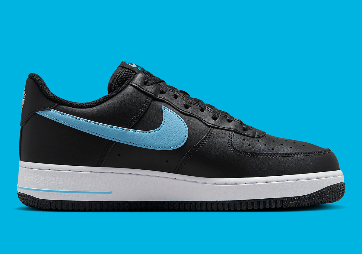 Nike Air Force 1 Low Black University Blue Hf3839 001 5