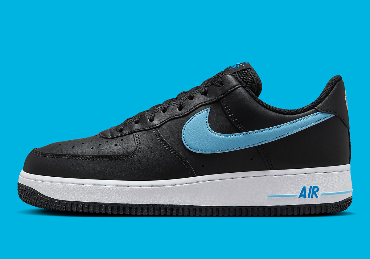 Nike Air Force 1 Low Black University Blue Hf3839 001 8