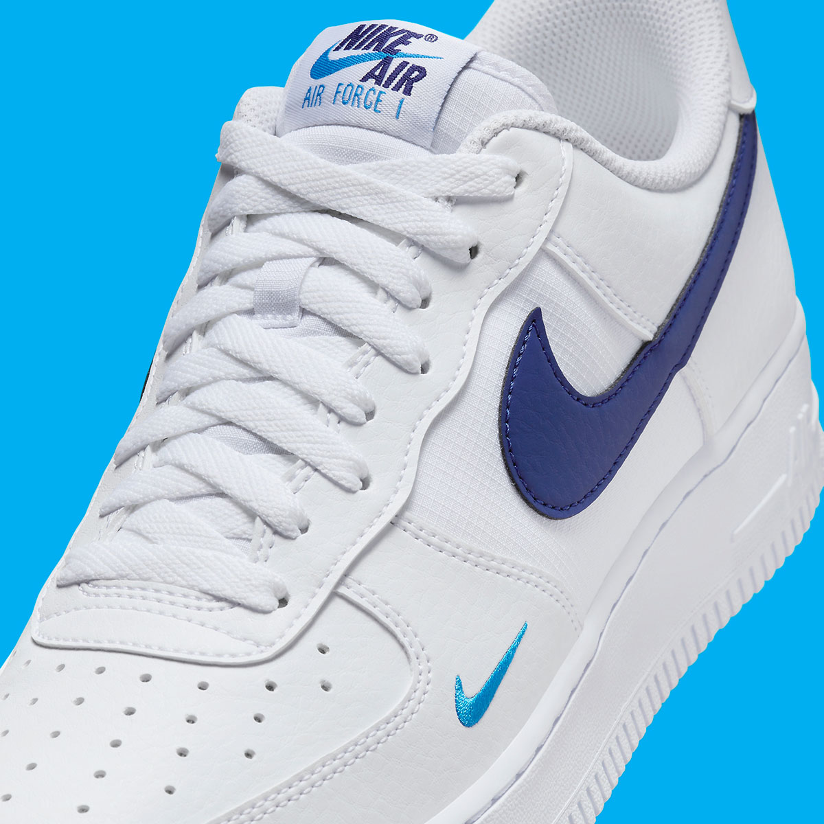 Nike Air Force 1 Low White Obsidian Photo Blue Hf3836 100 1