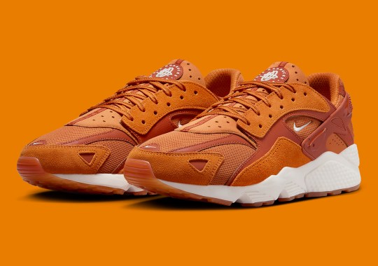 The Nike Air Huarache Runner Embraces An All Orange Colorway