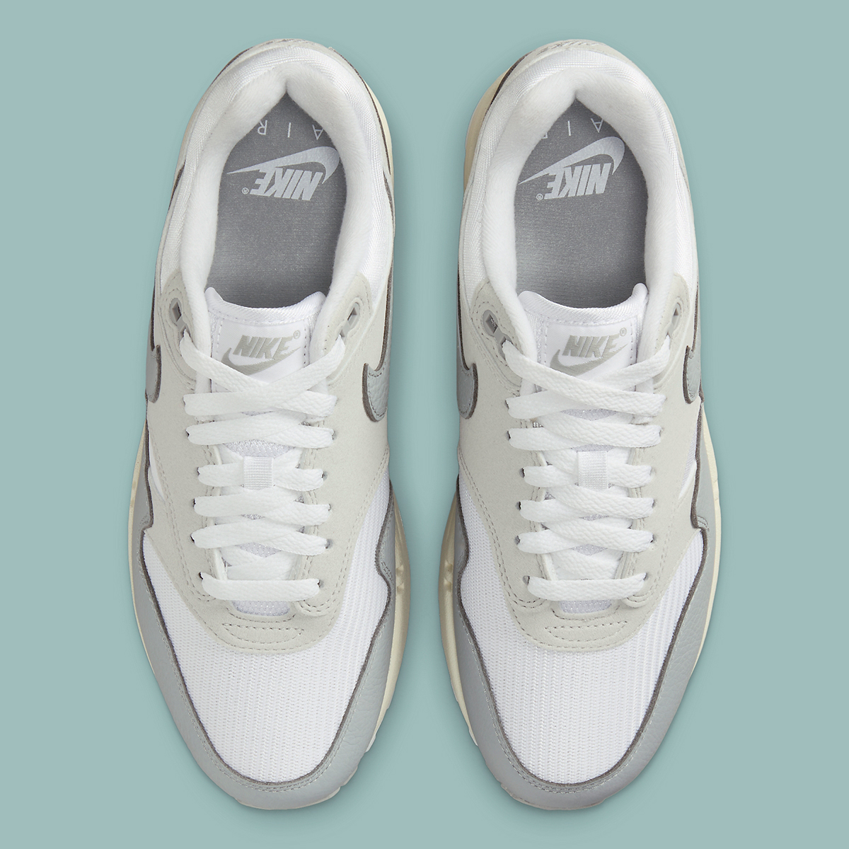 Nike Air Max 1 Pure Platinum Sail Light Smoke Grey Hf0026 001 2