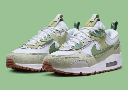 “Olive Aura” Clads The Nike Air Max 90 Futura