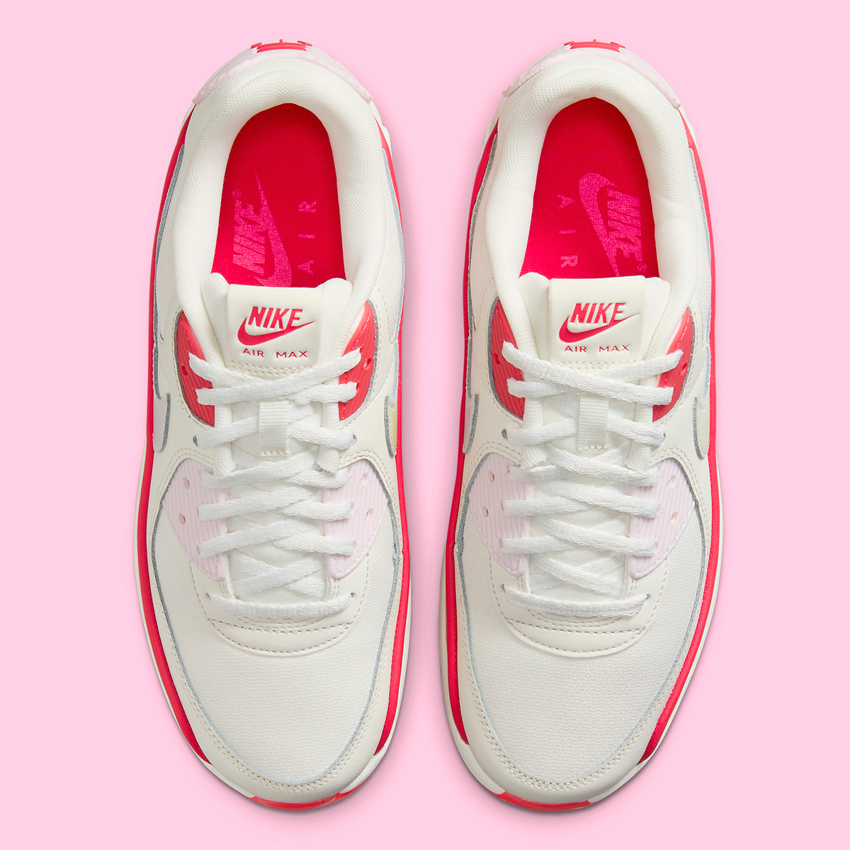 Nike Air Max 90 Lv8 Sail Red Pink Hf5073 133 1