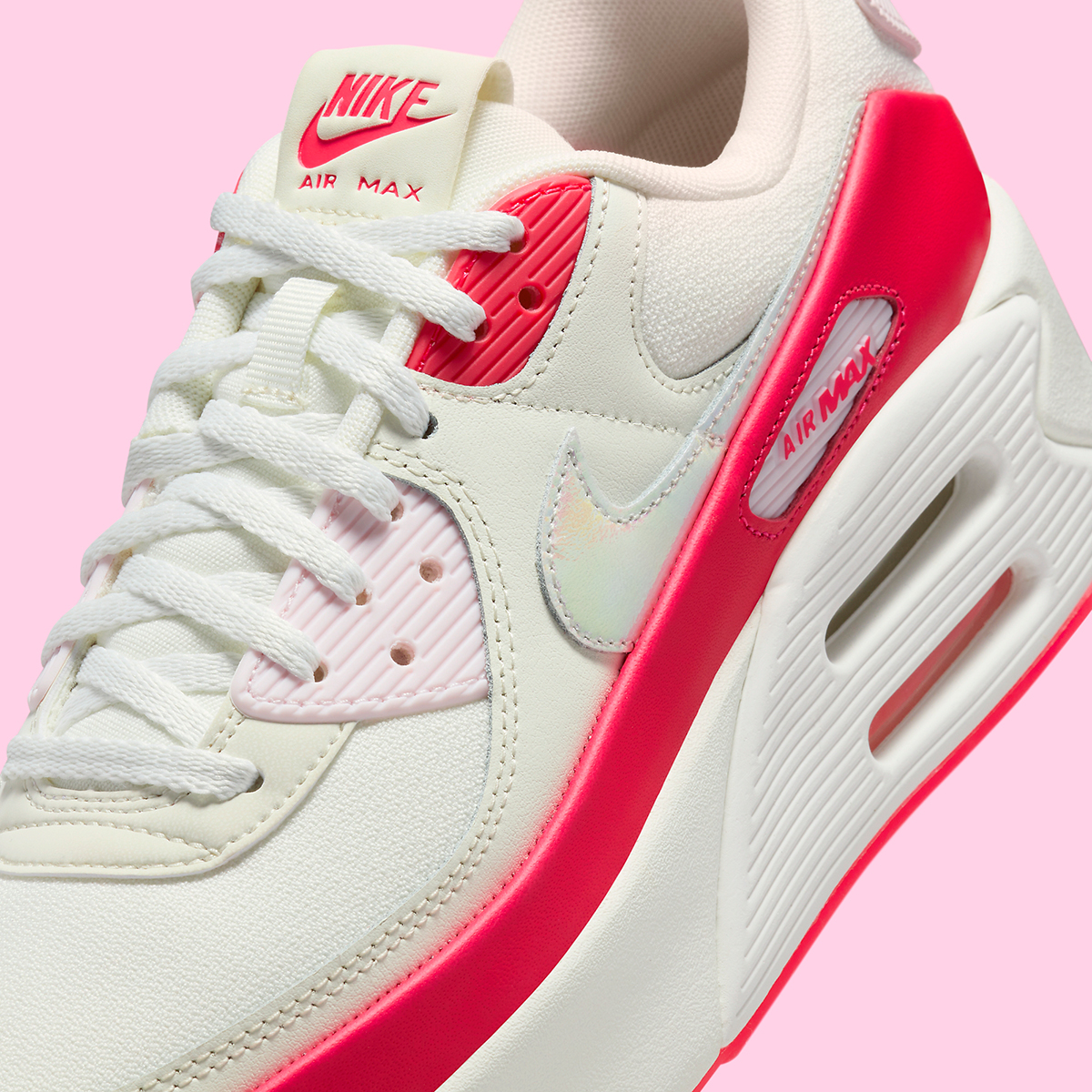 Nike Air Max 90 Lv8 Sail Red Pink Hf5073 133 6