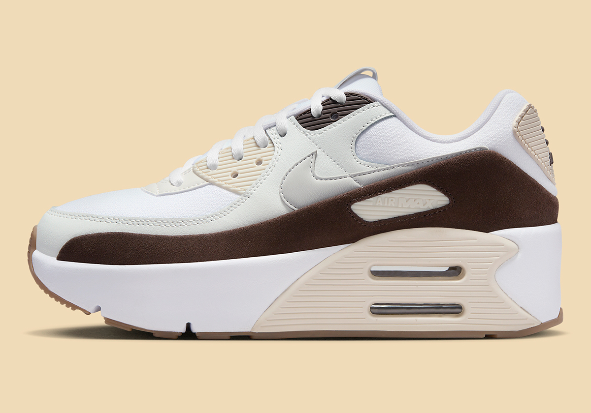 Nike Air Max 90 Lv8 White Brown Tan Fd4328 102 8