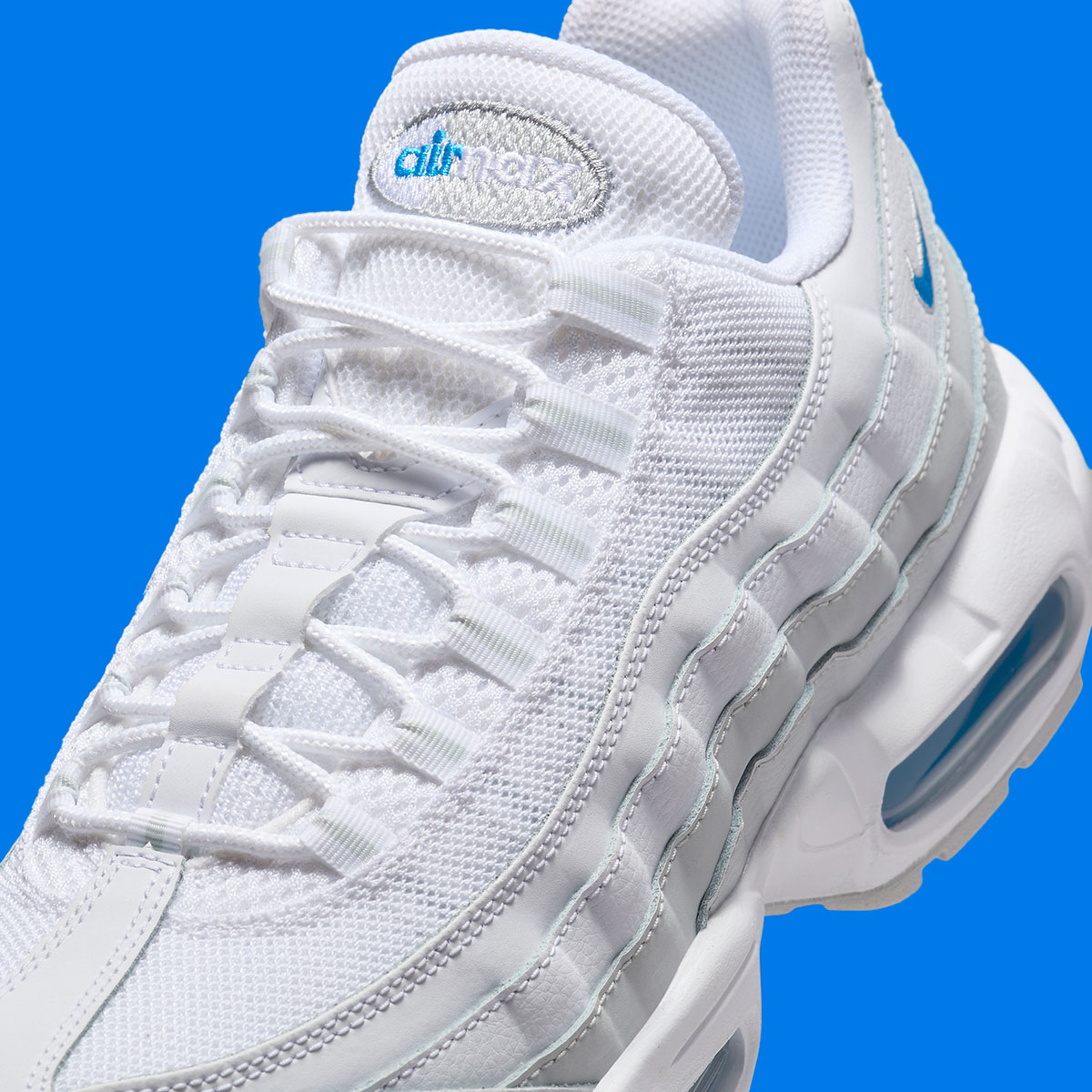 Nike Air Max 95 White Grey Photo Blue Hf0121 1003