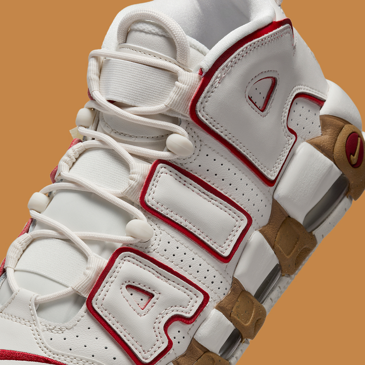 Nike Air More Uptempo White Red Gum Dv1137 002 1