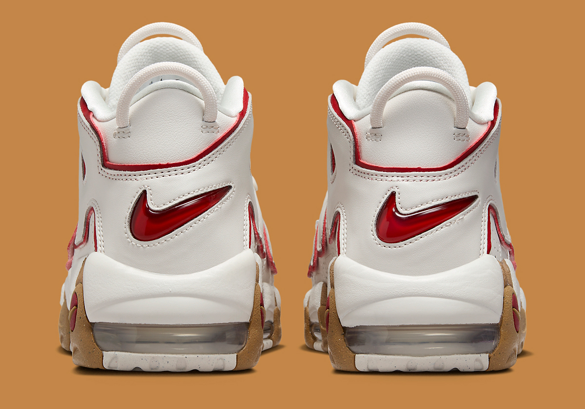 Nike Air More Uptempo White Red Gum Dv1137 002 4