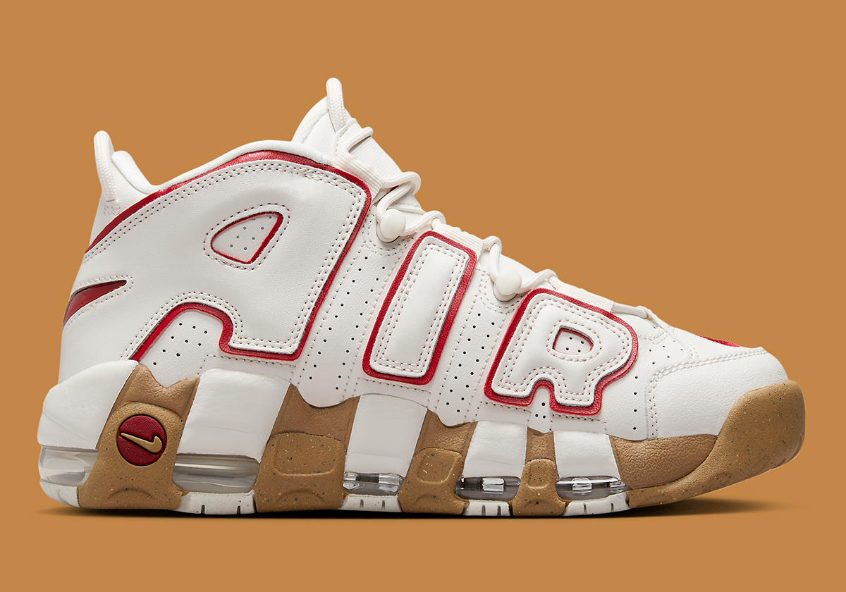 Nike Air More Uptempo White Red Gum Dv1137 002 7