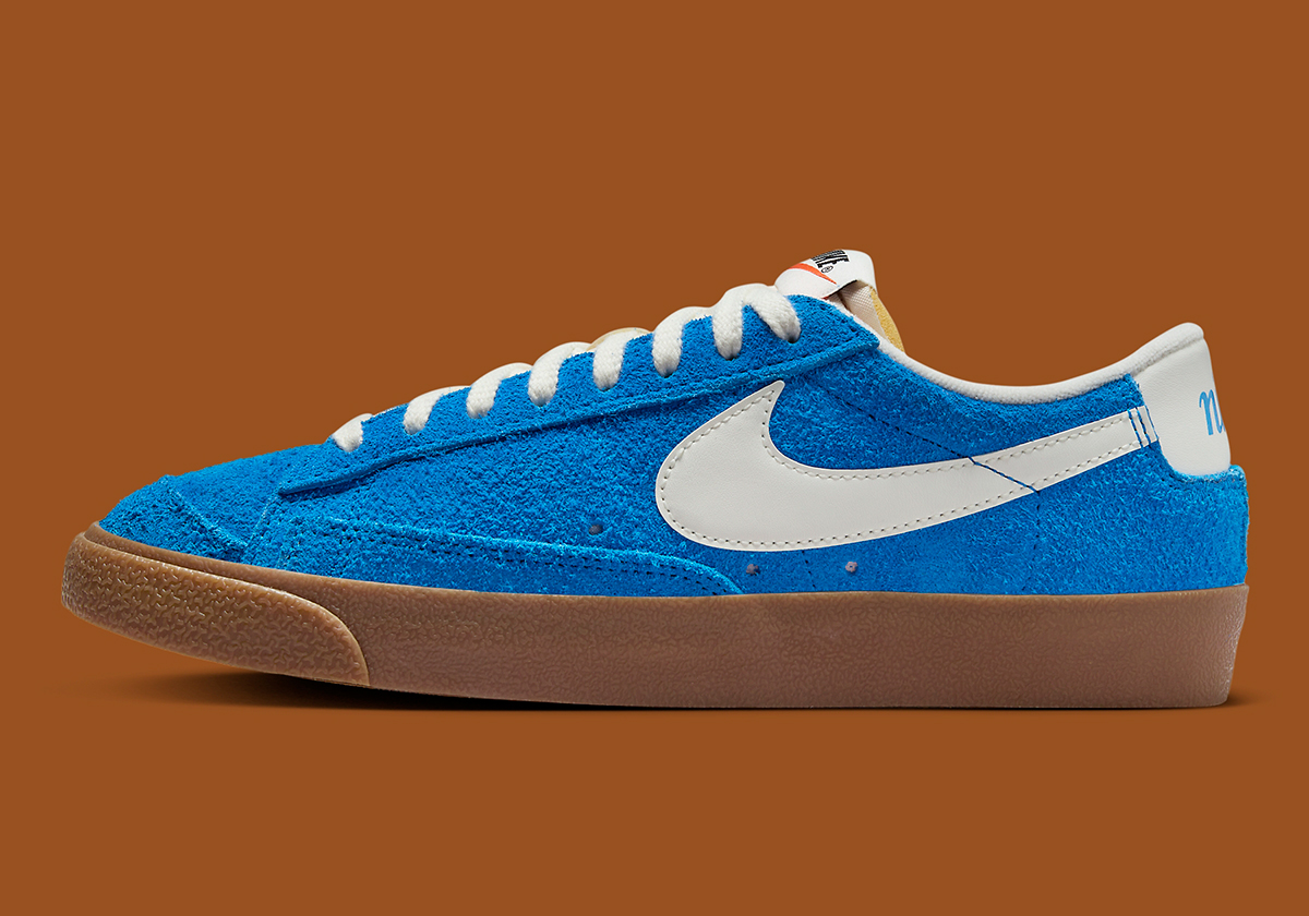 Nike Blazer Low 77 Blue Suede Gum Fq8060 400 4