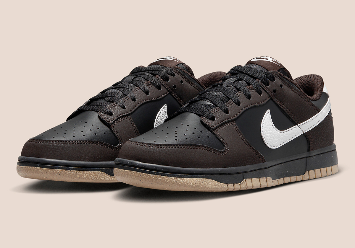 Between Mocha & Reverse Panda Is The Nike Dunk Low Next Nature "Velvet Brown"