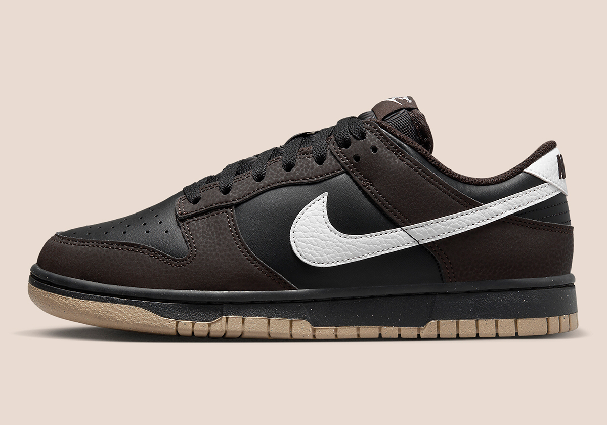 Nike Dunk Low Next Nature Black Summit White Velvet Brown Khaki Hf9984 001 8