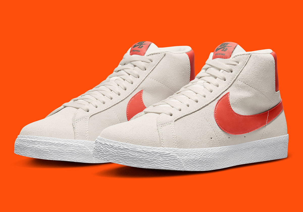 The Nike SB Blazer Mid Look Towards Spring In "Photon Dust"