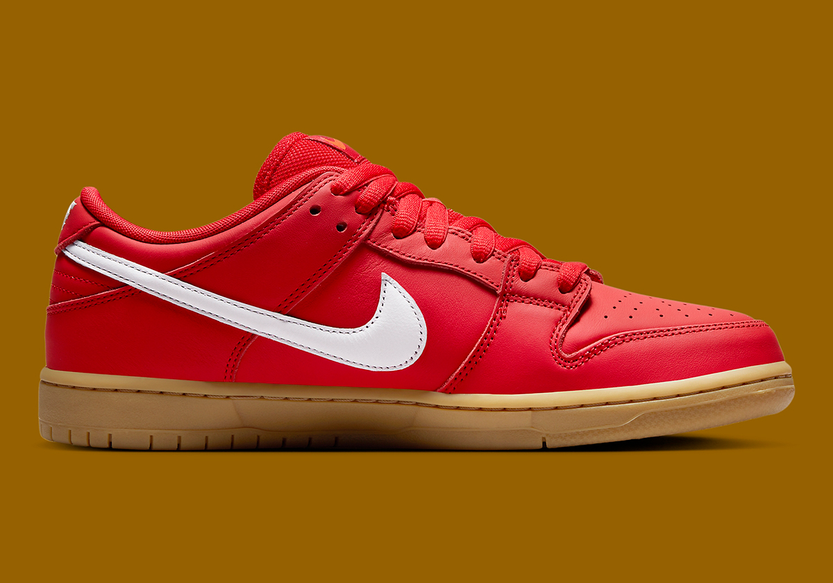 Nike Sb Dunk Low Orange Label University Red Fj1674 600 4