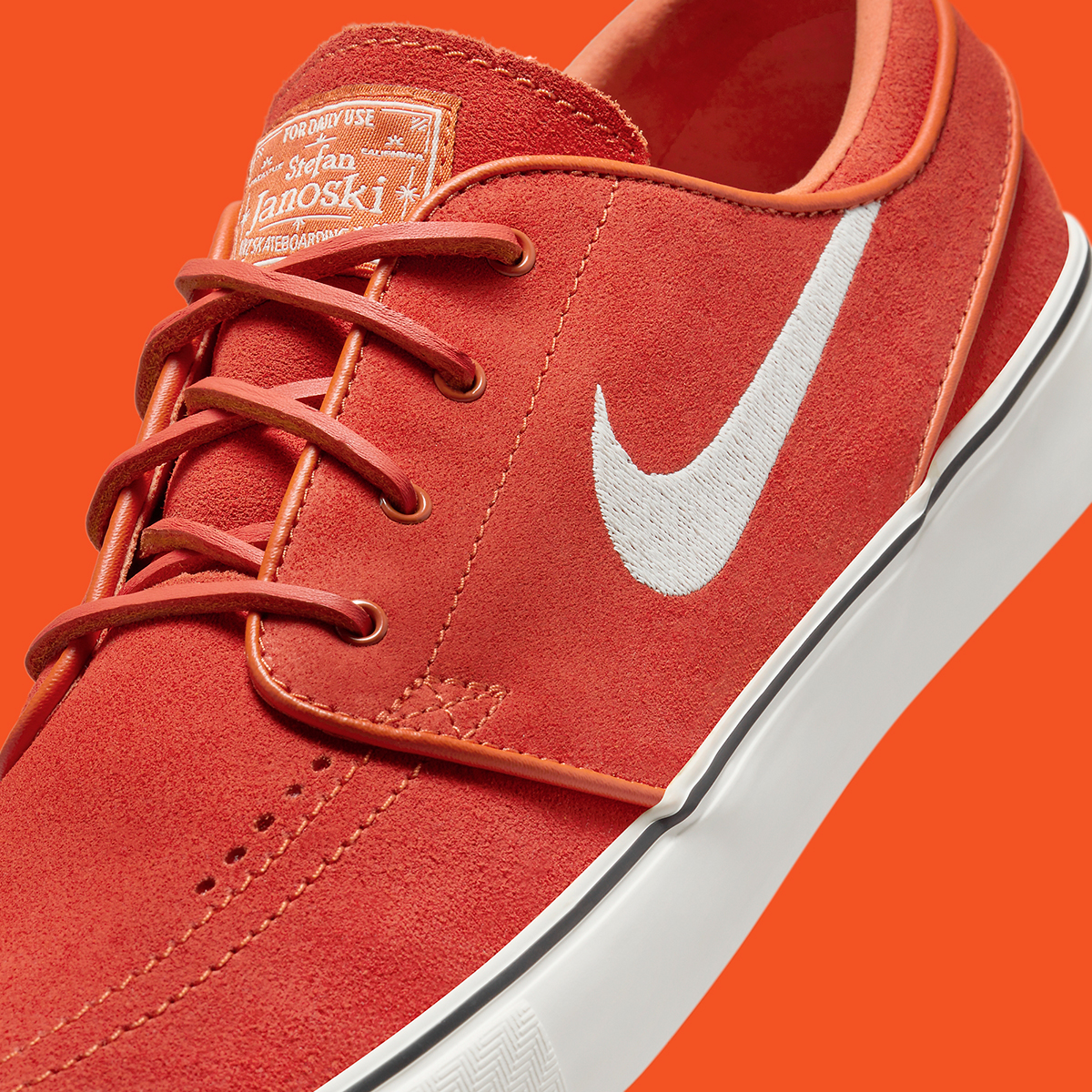 Nike Sb Stefan Janoski Orange Suede Fd6757 800 5