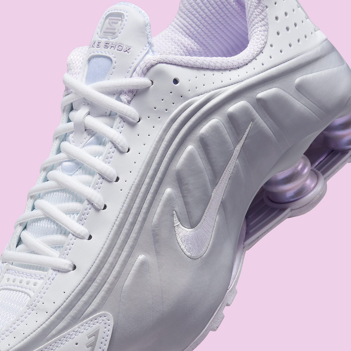 Nike Shox R4 Metallic Silver White Light Purple Hf5076 100 4