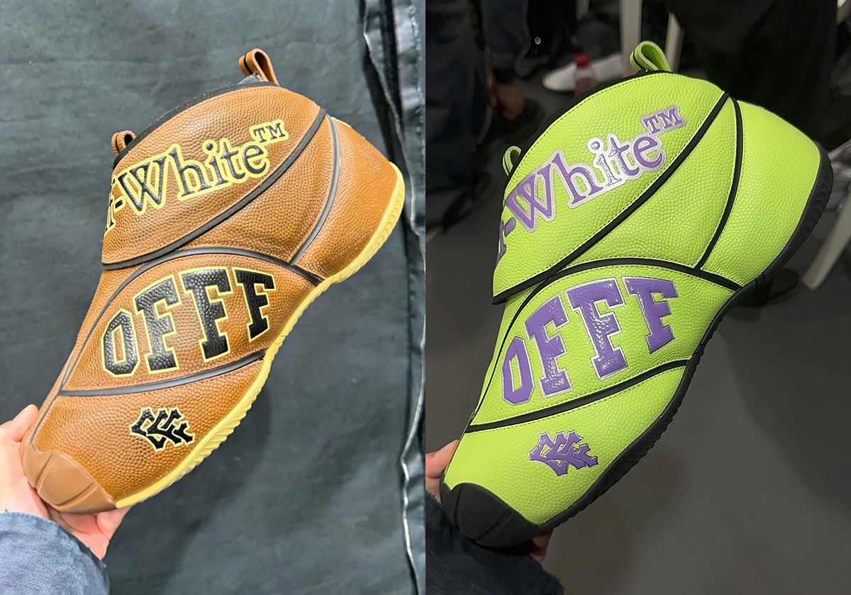 Off-White Debuts "The Baller" Basketball Shoes At Milan Fashion Week