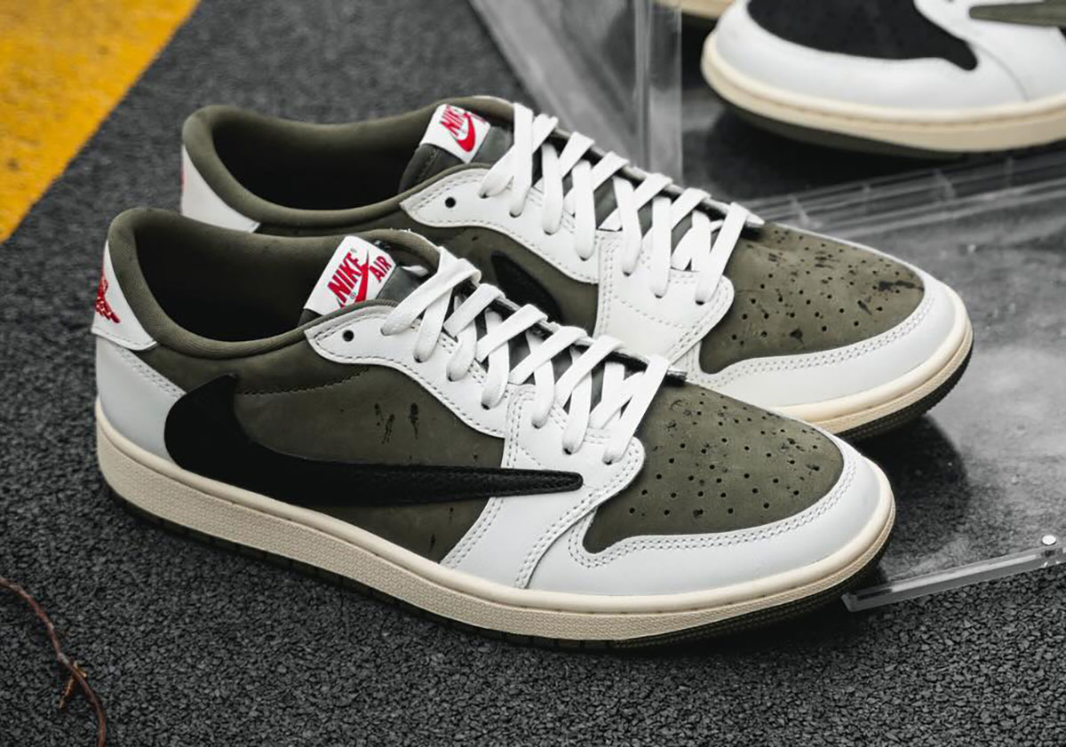 Travis Scott Jordan 1 Low Olive Dm7866 200 13