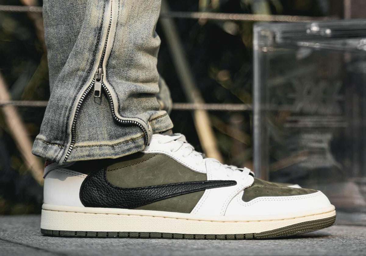 Travis Scott Jordan 1 Low Olive Dm7866 200 6