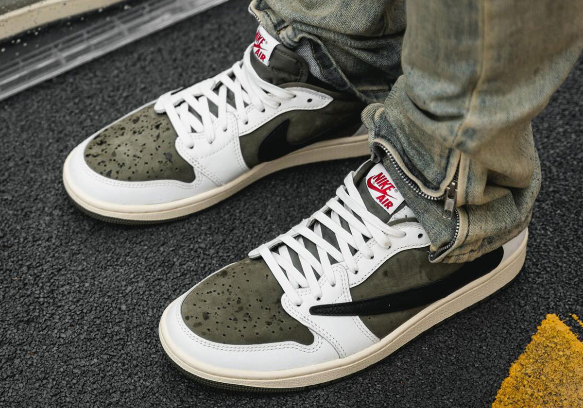 Travis Scott Jordan 1 Low Olive Dm7866 200 8