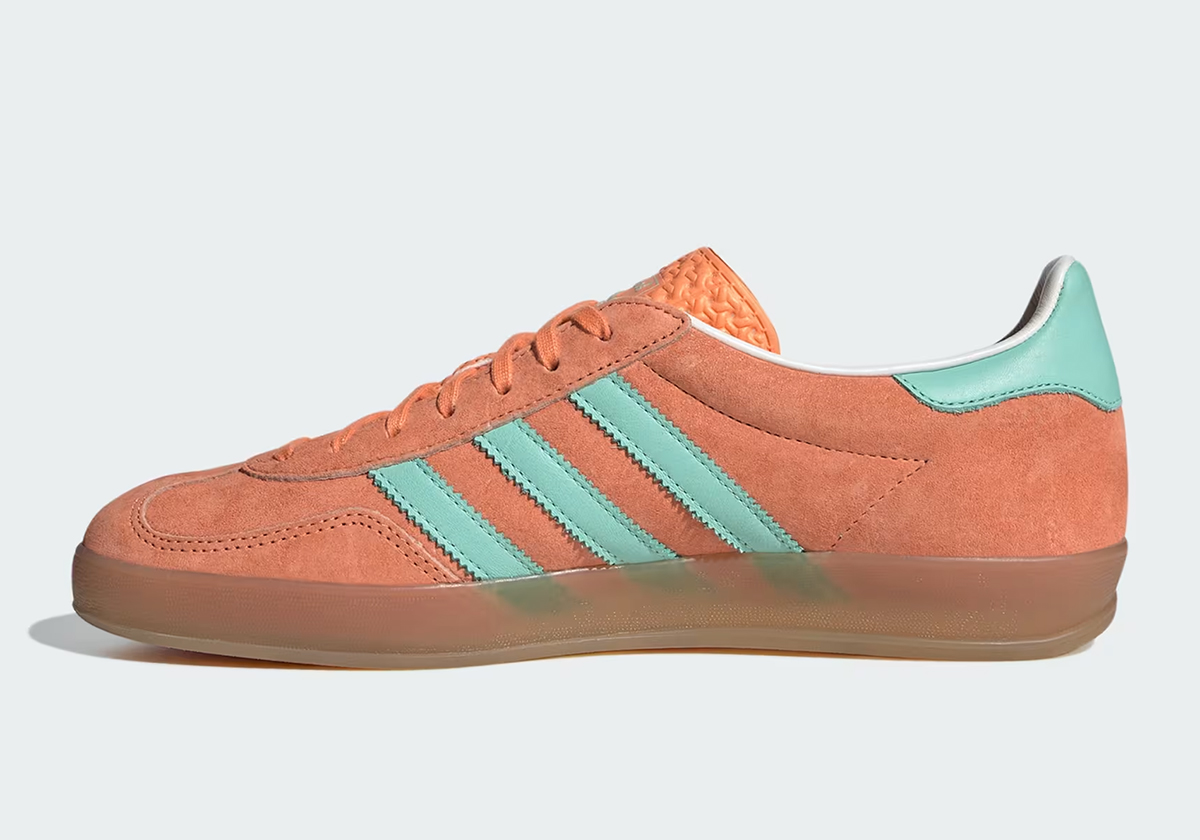 Adidas Gazelle Indoor Easy Orange Clear Mint Gum Ih7549 1