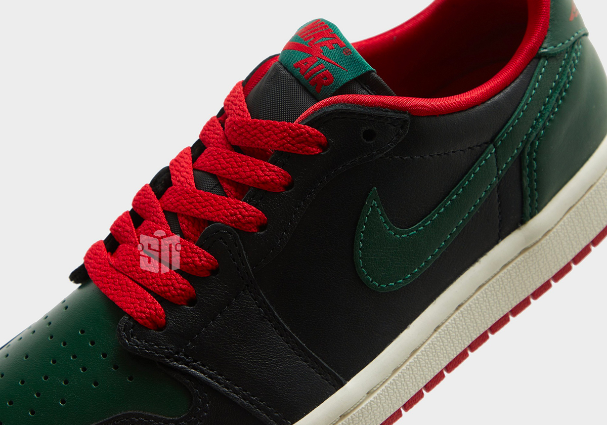 Air Jordan 1 Low Og Black Gorge Green Varsity Red Cz0775 036 2