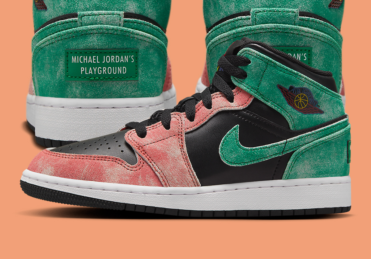 The Air Jordan 1 Mid GS "Michael Jordan's Playground" Honors The 1991 Feature