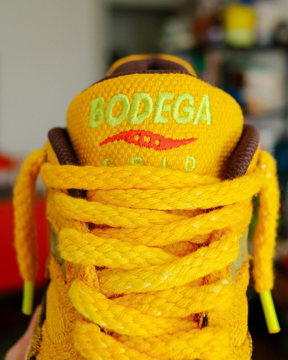 Bodega Saucony Grid Shadow 2 Jaunt Woven Dip Dye Custom 5