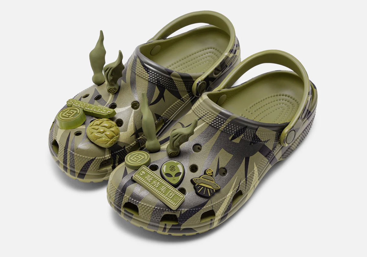 Clot Crocs Release Date Olive Green 4