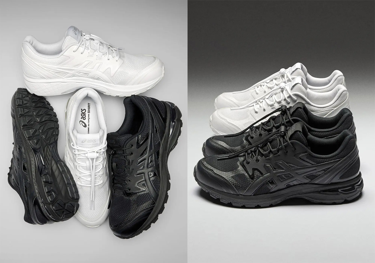 Comme des Garçons SHIRT Brings Black And White To The ASICS GEL-Terrain