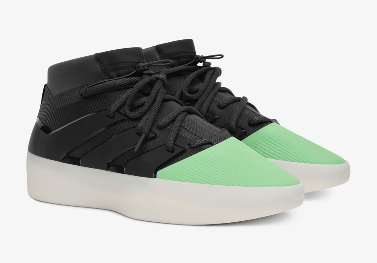 Fear Of God Athletics Adidas Basketball  1 Miami Carbon Miami Green Ih5908 5