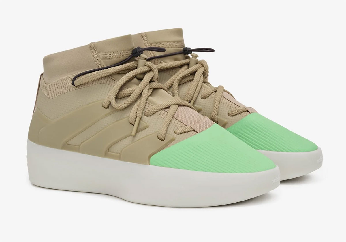 Fear Of God Athletics Adidas Basketball 1 Sesame Green Ih5909 2