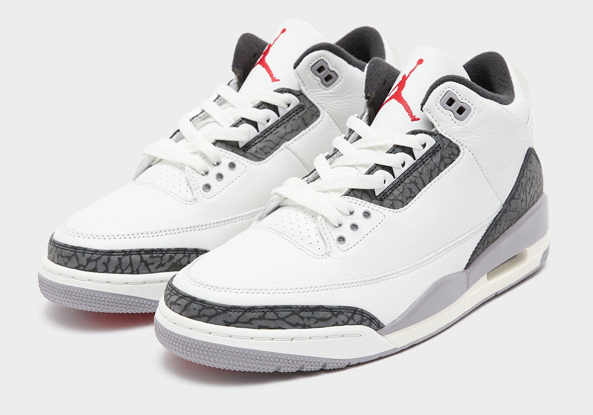 Official Retailer Images Of The Air Jordan 3 "Cement Grey"