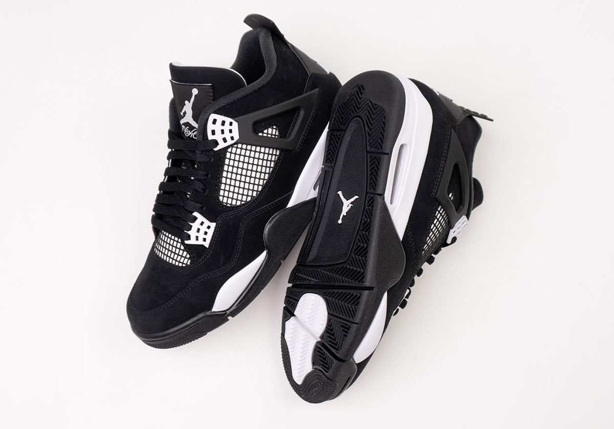 Jordan 4 White Thunder Black White Fq8138 001 9