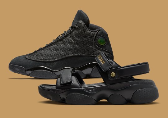 The Jordan Agitator Sandal Features An Air Jordan 13 Sole