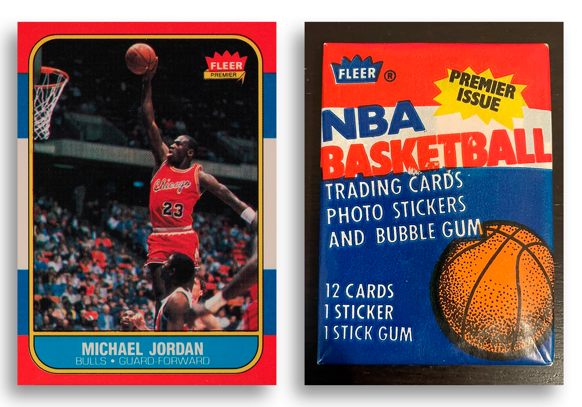 Michael Jordan 1986 Fleer Rookie Card