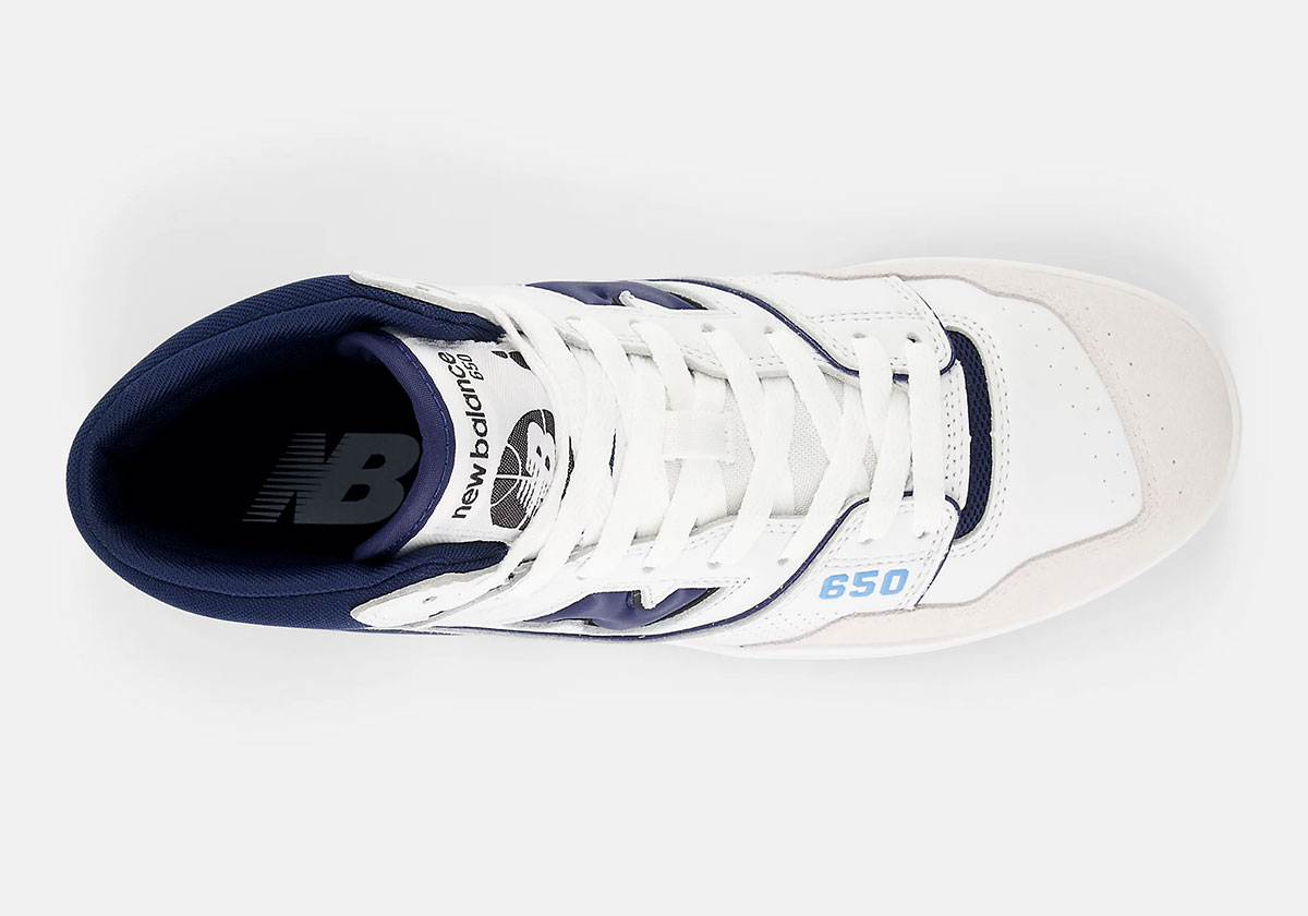 New Balance 650 White Navy University Blue Bb650rea 3