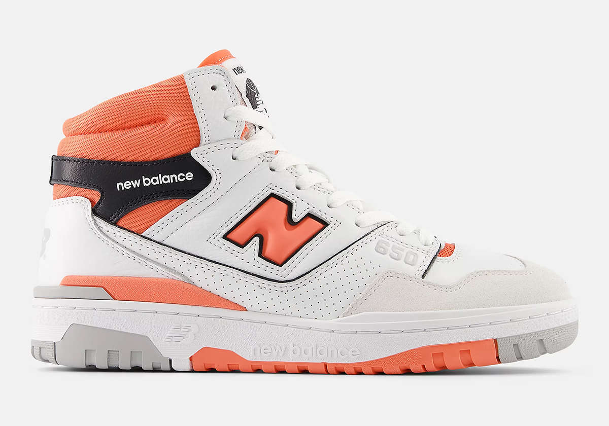 New Balance 650 White Orange Bb650reb 2