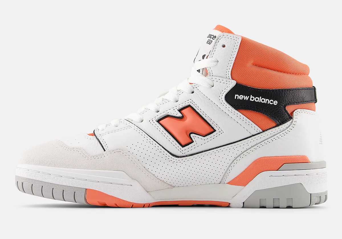 New Balance 650 White Orange Bb650reb 3