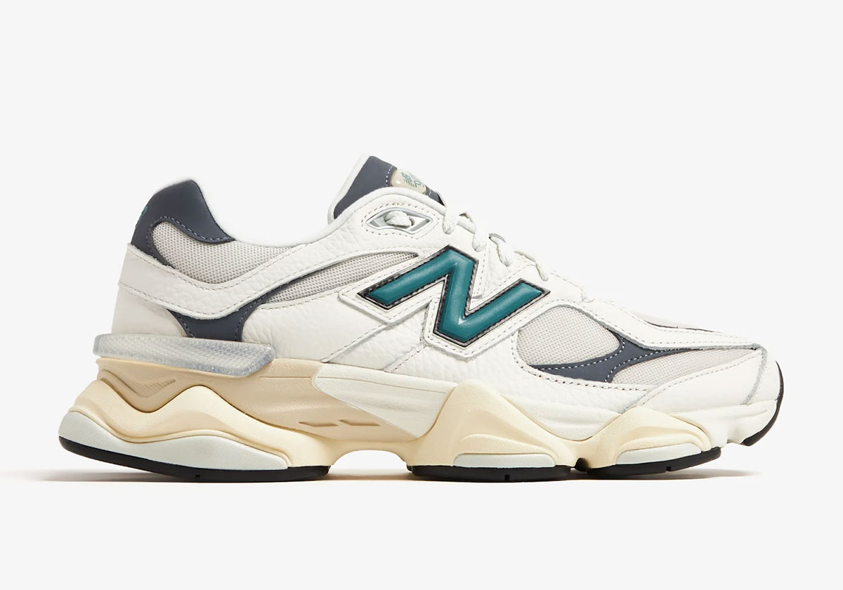 New Balance 9060 White Teal Navy U9060esd 2