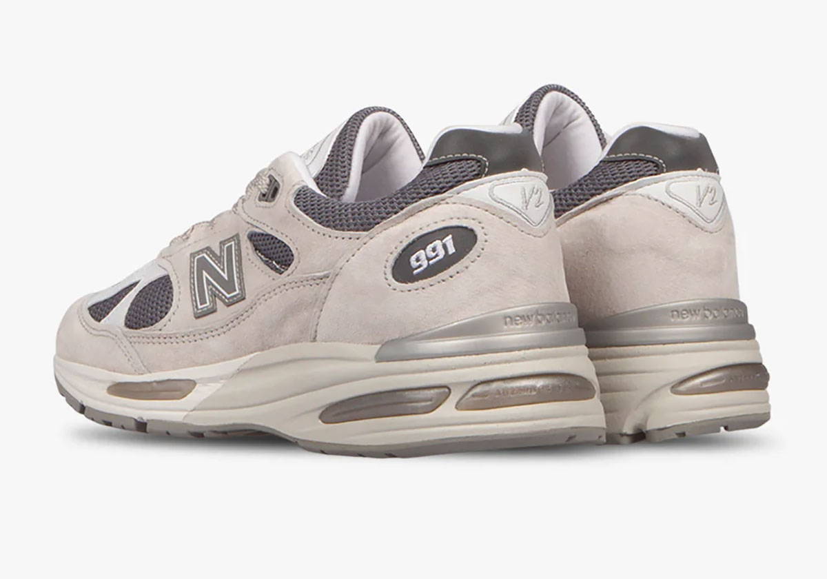 New Balance 991v2 Light Grey U991lg2 3