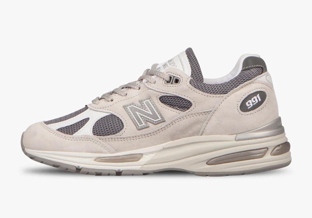 New Balance 991v2 Light Grey U991lg2 4