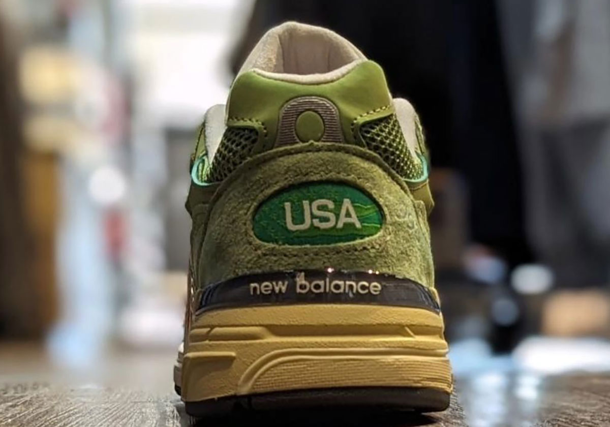 New Balance 993 Made In Usa Chive Sea Salt U993gw 3