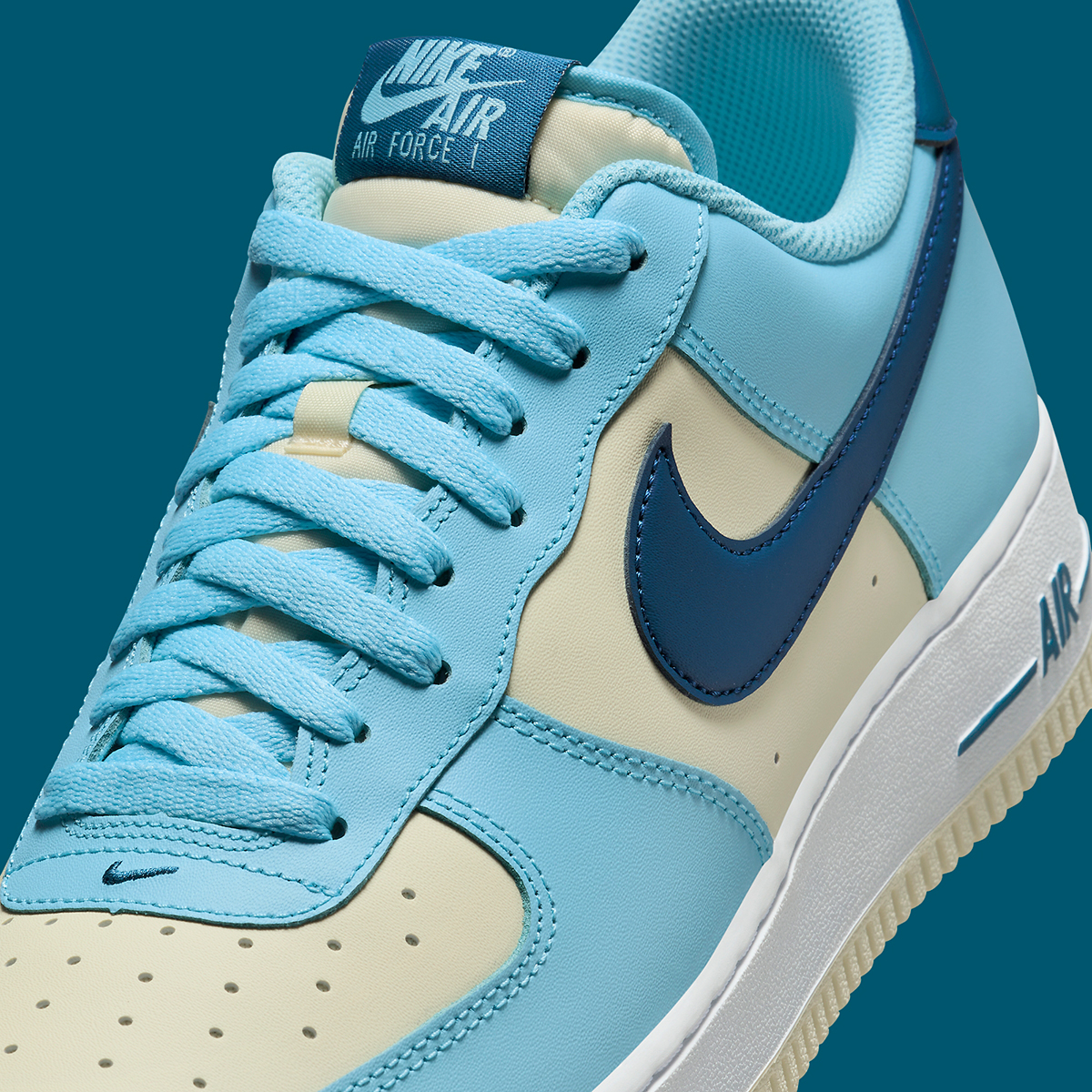 Nike Air Force 1 Low Coconut Milk Aquarius Blue Hf4837 407 5