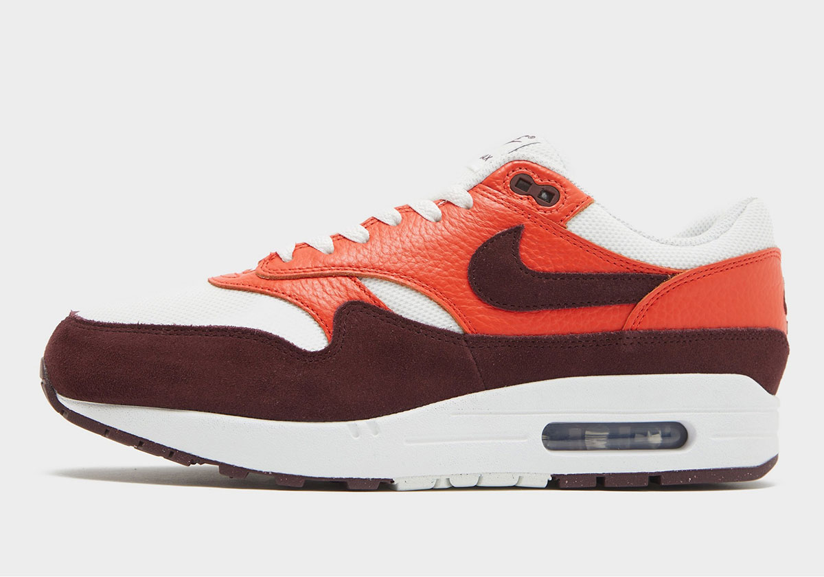 Nike Air Max 1 Burgundy Red White 4